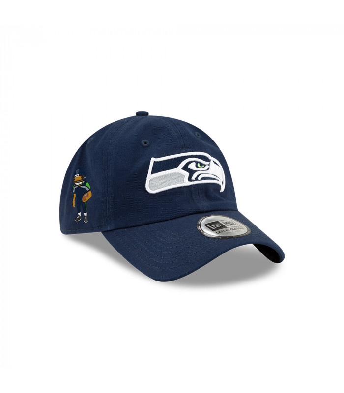 Gorra Casual Classic Concho  NFL Seattle Seahawks Bad Bunny Super Tazón Azul