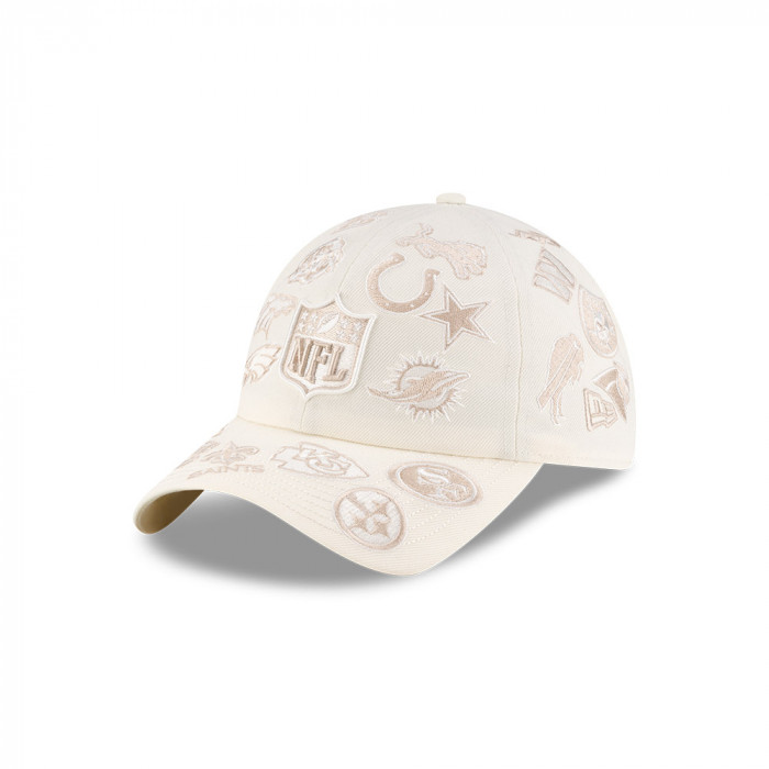 Gorra Casual Classic NFL All Over Bad Bunny Super Tazón Blanco