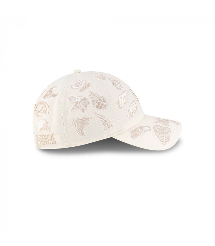 Gorra Casual Classic NFL All Over Bad Bunny Super Tazón Blanco