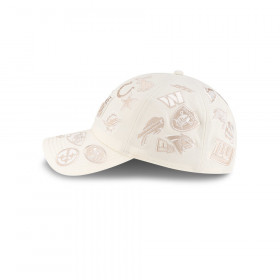 Gorra Casual Classic NFL All Over Bad Bunny Super Tazón Blanco
