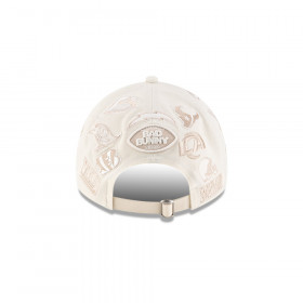 Gorra Casual Classic NFL All Over Bad Bunny Super Tazón Blanco
