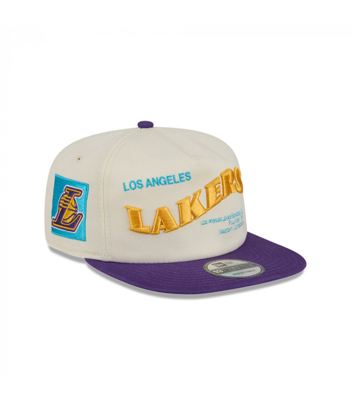 Gorra 19Twenty NBA Los Angeles Lakers Conference Script Blanco