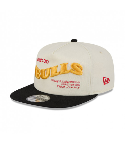 Gorra 19Twenty NBA Chicago Bulls Conference Script Blanco