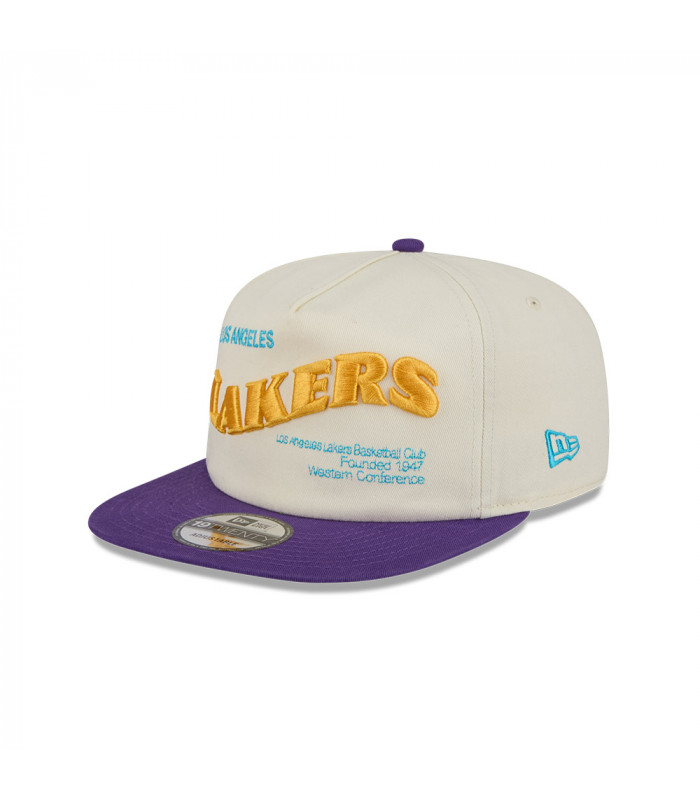 Gorra 19Twenty NBA Los Angeles Lakers Conference Script Blanco