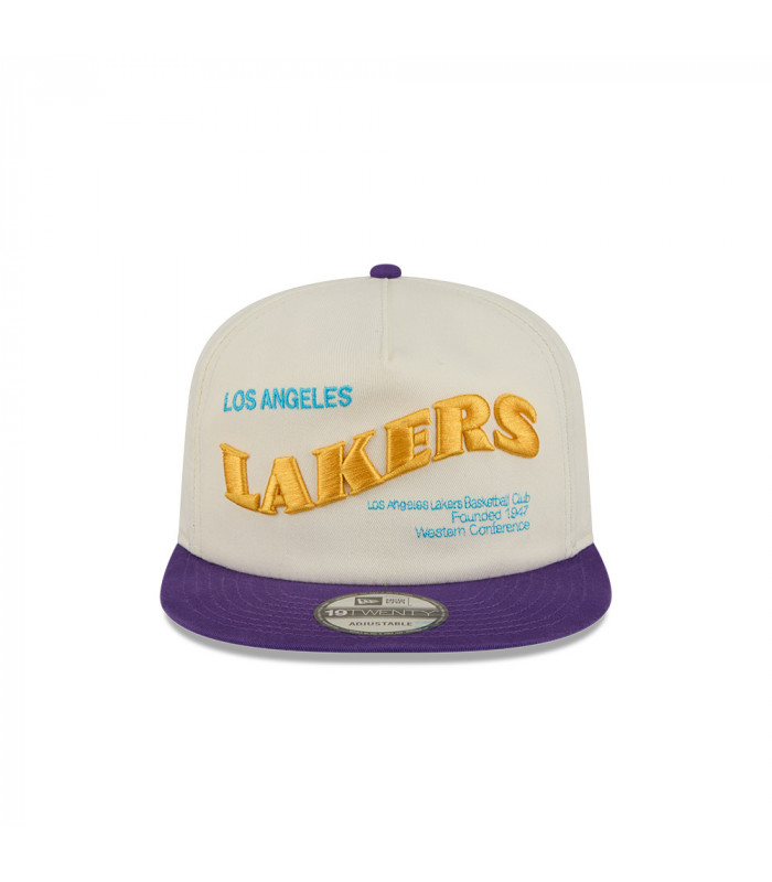 Gorra 19Twenty NBA Los Angeles Lakers Conference Script Blanco