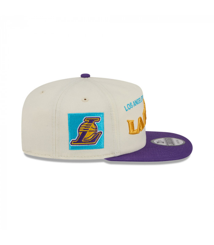 Gorra 19Twenty NBA Los Angeles Lakers Conference Script Blanco