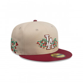 Gorra 59Fifty Los Angeles Dodgers MLB City Elements Beige