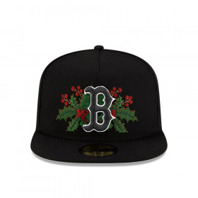 Gorra New Era 59Fifty Boston Red Sox Holly Negro