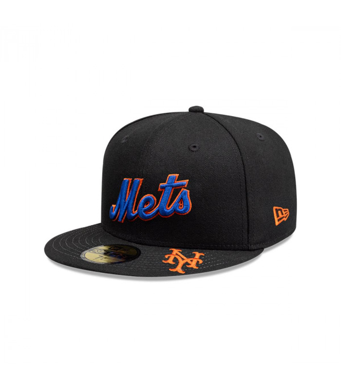 Gorra 59Fifty New York Mets MLB Visor Logo Black