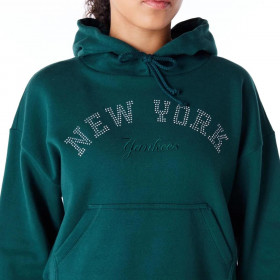 Polerón  New York Yankees MLB Diamante Verde Woman