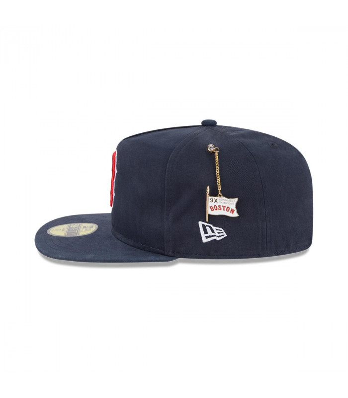 Gorra 59Fifty Boston Rojo Sox MLB Championship Side Flag Azul