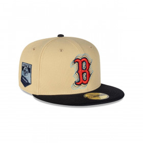 Gorra 59Fifty Boston Rojo Sox MLB Pack Illusion Dorado