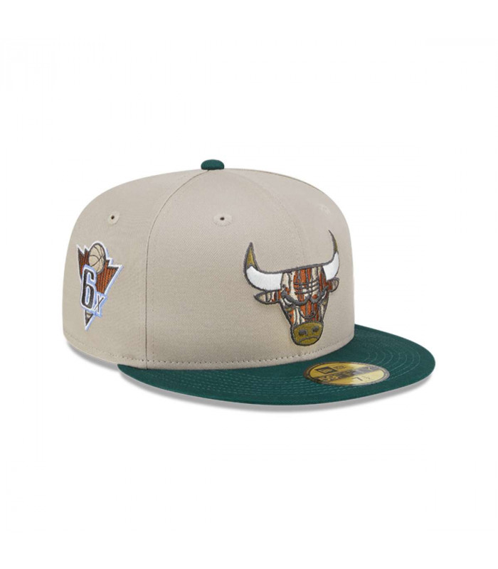 Gorra Chicago Bulls NBA 59Fifty Tree Bark Fill Grey New Era