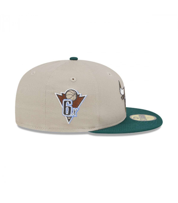 Gorra Chicago Bulls NBA 59Fifty Tree Bark Fill Grey New Era
