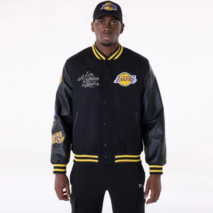 Chaquetas Los Angeles Lakers NBA Wordmark Negro