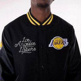 Chaquetas Los Angeles Lakers NBA Wordmark Negro