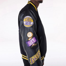 Chaquetas Los Angeles Lakers NBA Wordmark Negro