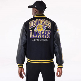 Chaquetas Los Angeles Lakers NBA Wordmark Negro