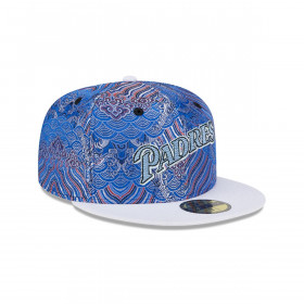 Gorra 59fifty MLB San Diego Padres Wave Fill Azul