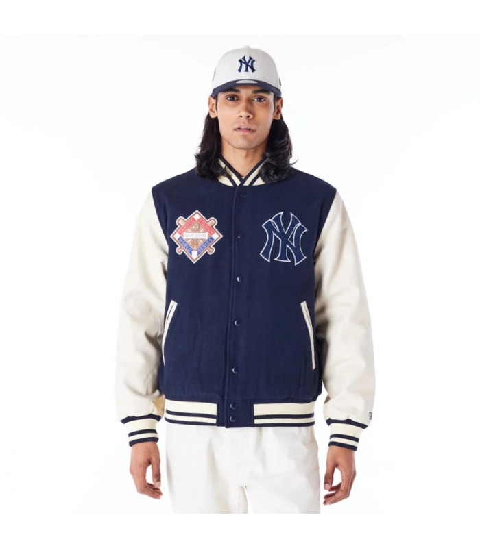 Chaquetas New York Yankees MLB Patches Navy