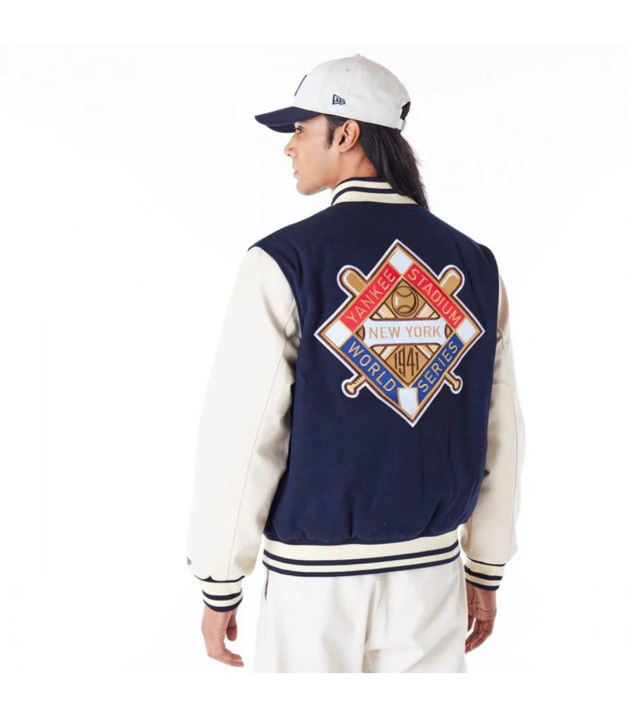 Chaquetas New York Yankees MLB Patches Navy