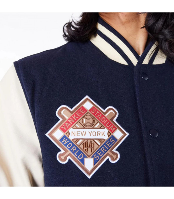 Chaquetas New York Yankees MLB Patches Navy
