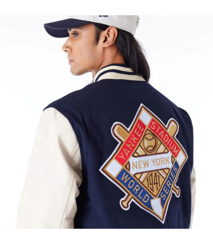 Chaquetas New York Yankees MLB Patches Navy