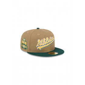 Gorro 59fifty MLB Oakland Athletics Canvas Crown Beige