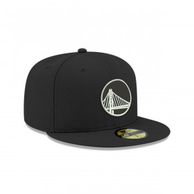 Gorra 59Fifty Golden State Warrior NBA  Clásicos Negro