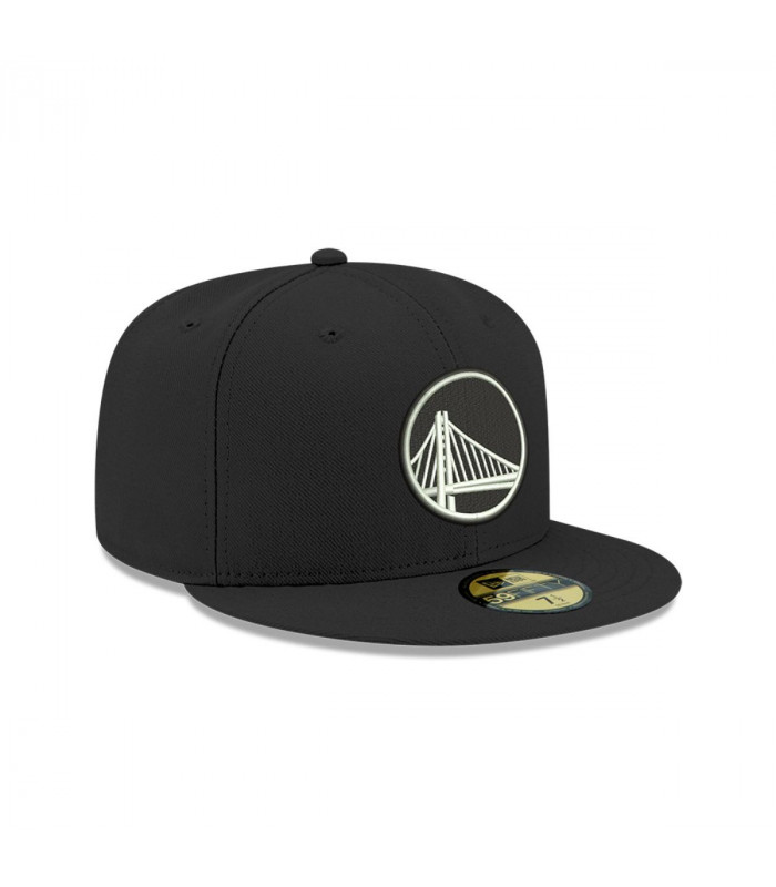 Gorra 59Fifty Golden State Warrior NBA  Clásicos Negro