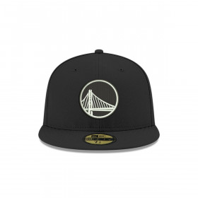 Gorra 59Fifty Golden State Warrior NBA  Clásicos Negro