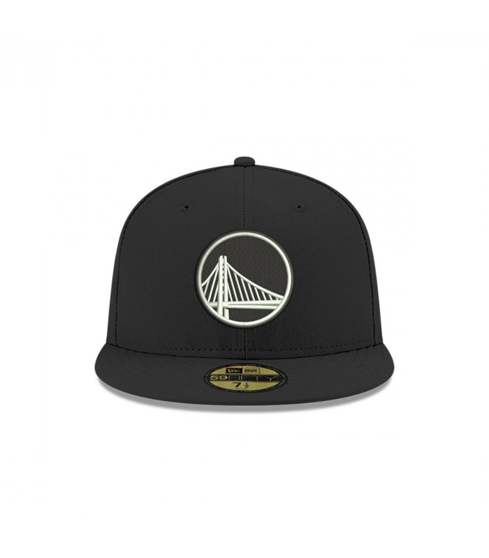 Gorra 59Fifty Golden State Warrior NBA  Clásicos Negro
