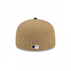 Gorro 59fifty MLB Chicago Blanco Sox Canvas Crown Med Beige