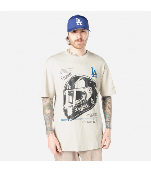 Poleron Los Angeles Dodgers MLB Modern Speed Light Beige