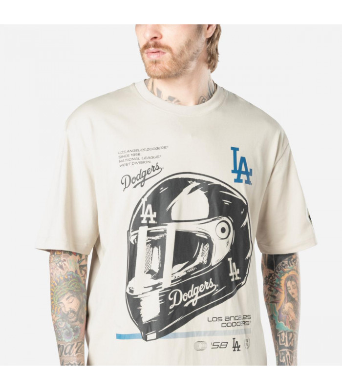 Poleron Los Angeles Dodgers MLB Modern Speed Light Beige