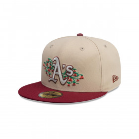 Gorra 59Fifty Oakland Athletics MLB City Elements Beige