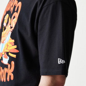 Polo New Era Food Graphic Negro