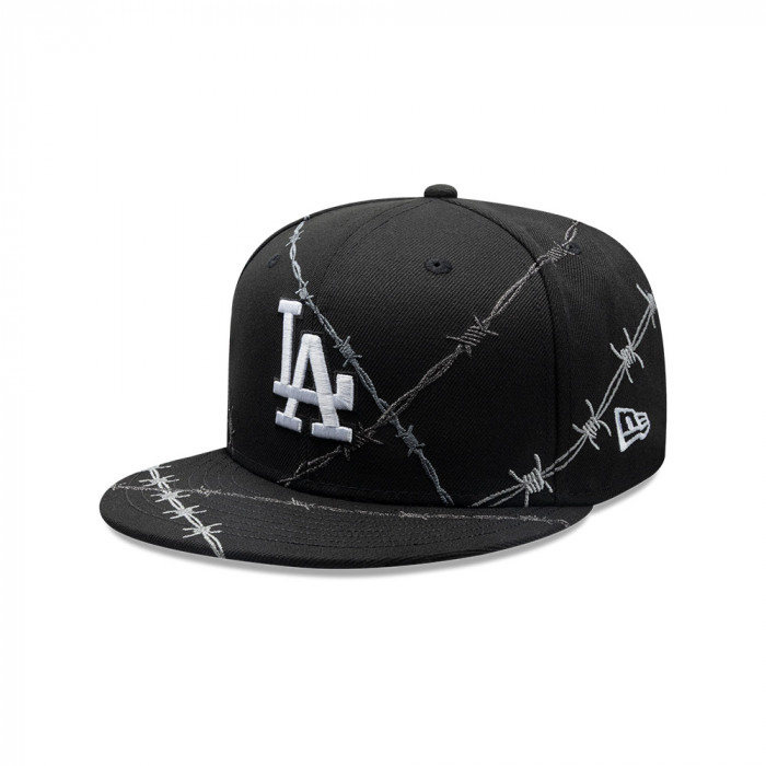 Gorra New Era 59Fifty Los Angeles Dodgers Wire Negro