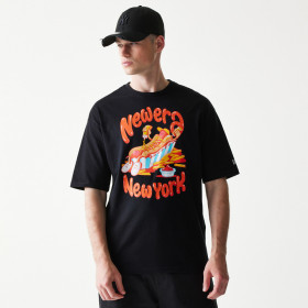 Polo New Era Food Graphic Negro