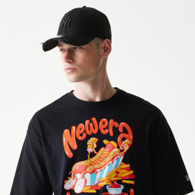 Polo New Era Food Graphic Negro