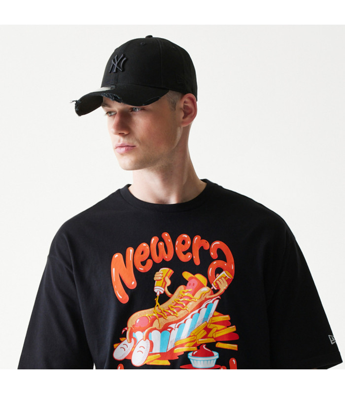 Polo New Era Food Graphic Negro