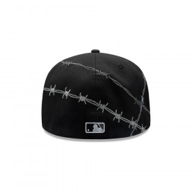 Gorra New Era 59Fifty Los Angeles Dodgers Wire Negro