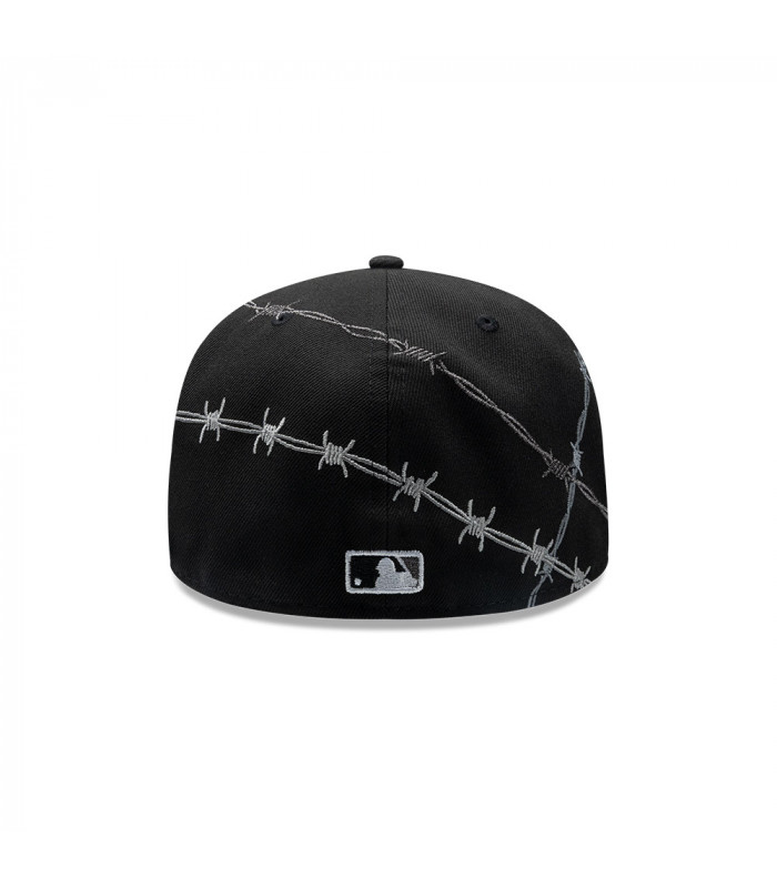 Gorra New Era 59Fifty Los Angeles Dodgers Wire Negro