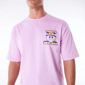 Polera New Era Brand City Graphic  Rosado