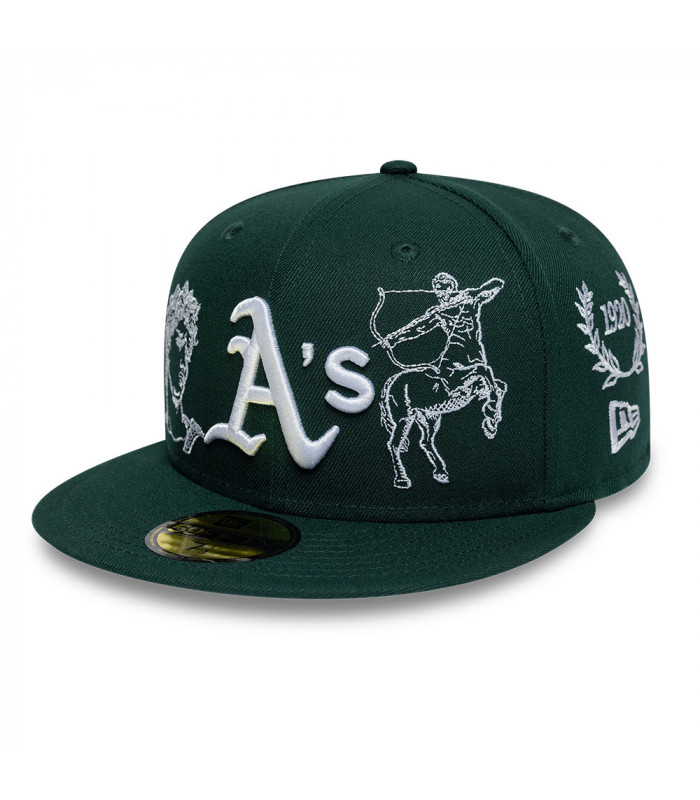 Gorra 59Fifty MLB Oakland Athletics Mythical Pack Verde