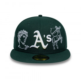 Gorra 59Fifty MLB Oakland Athletics Mythical Pack Verde