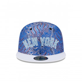 Gorra 59fifty New York Yankees MLB Wave Fill Azul