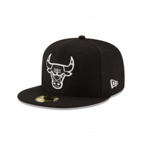 Gorra 59Fifty Chicago Bulls NBA  Clásicos Negro