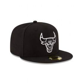 Gorra 59Fifty Chicago Bulls NBA  Clásicos Negro