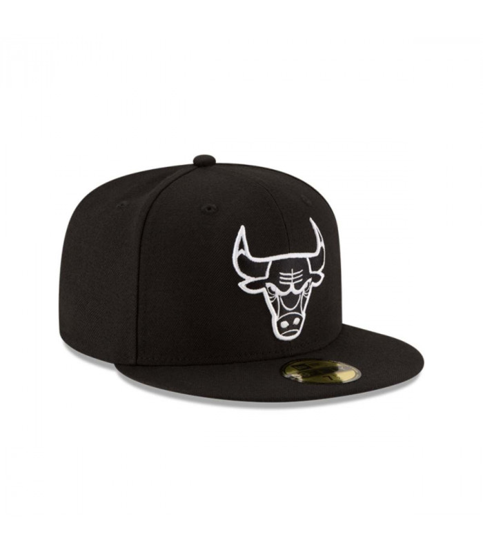 Gorra 59Fifty Chicago Bulls NBA  Clásicos Negro